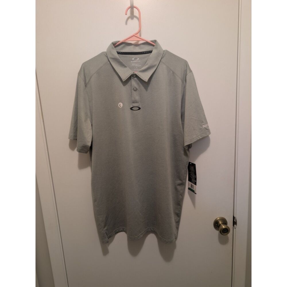 Oakley Golf Polo Men's Large Sage Green Regular Fit NWT
